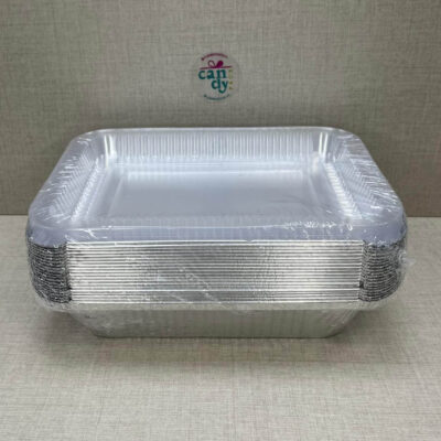 Envase de Aluminio C20 Tapa pet domo. Pack 20 unidades