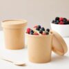 Pote Kraft con tapa. 32 Onzas - Image 2